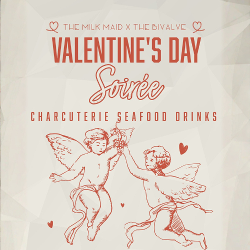 Event image Valentine's Day Soirée with The Milk Maid & Bivalve